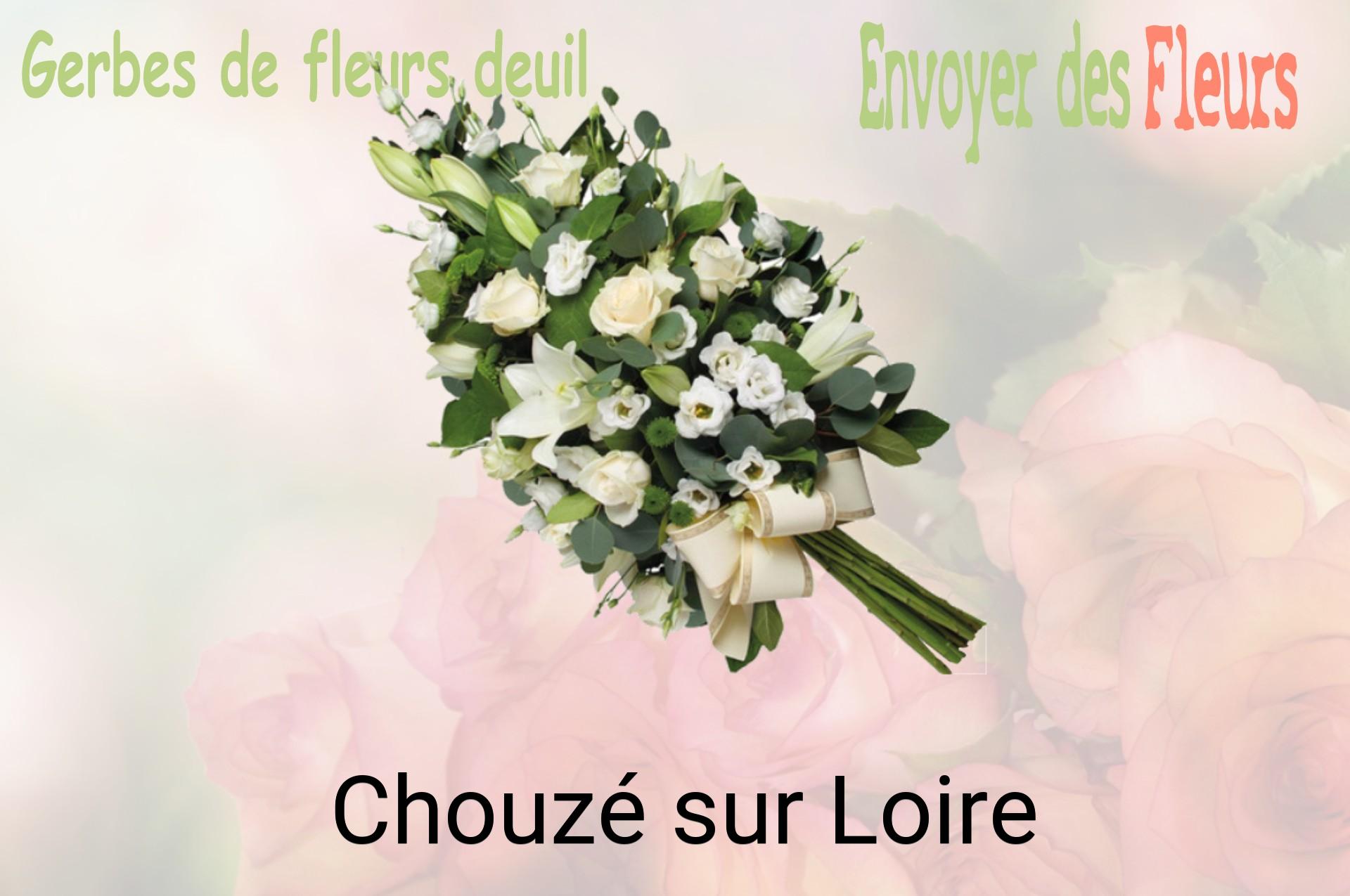 Gerbe de fleurs de deuil livrée à Chouzé-sur-Loire